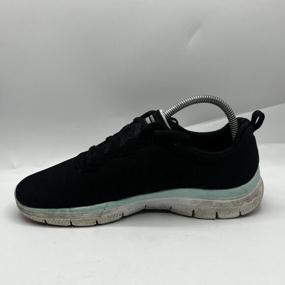 Skechers flex appeal 4.0 Womens Size 9.5 Black Shoes Athletic Running Sneakers - Picture 5 of 12